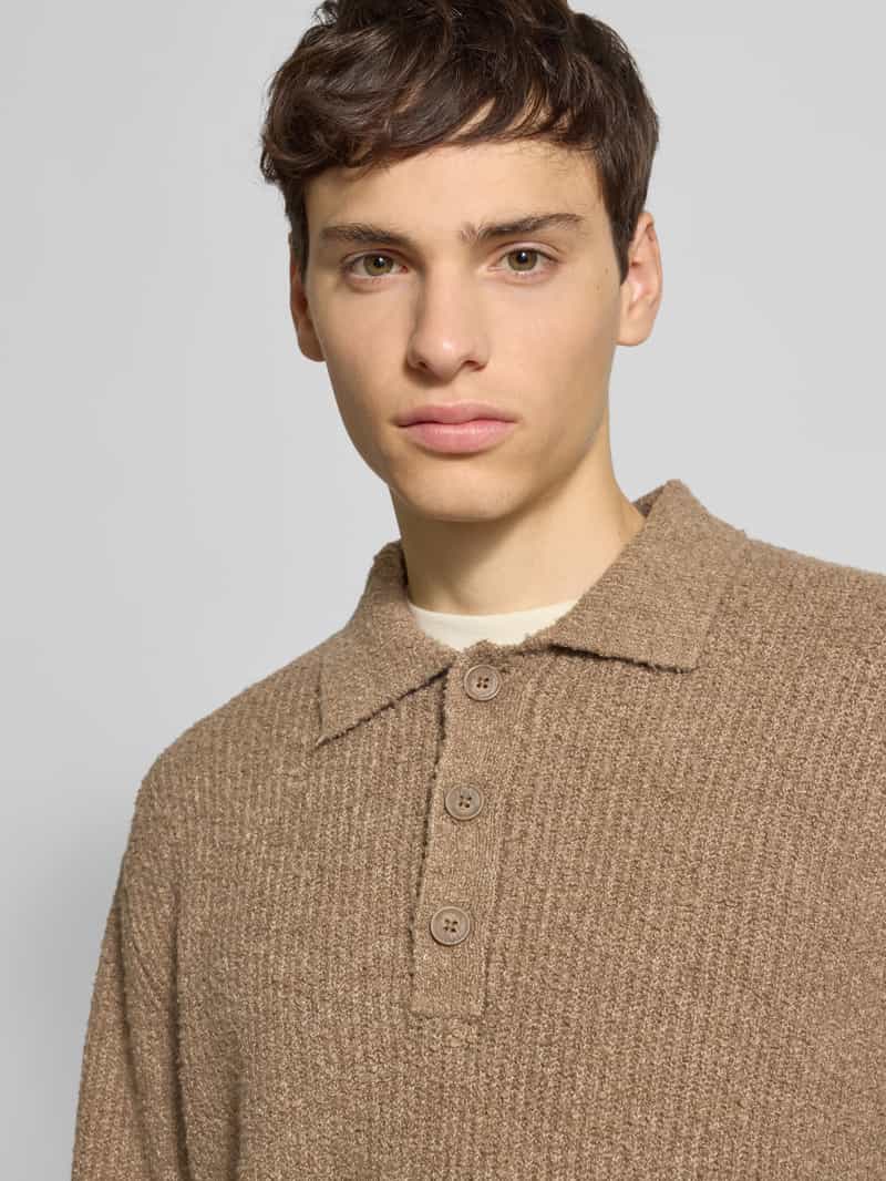 Only & Sons Relaxed fit gebreide polo van katoenmix model 'DALE LIFE'