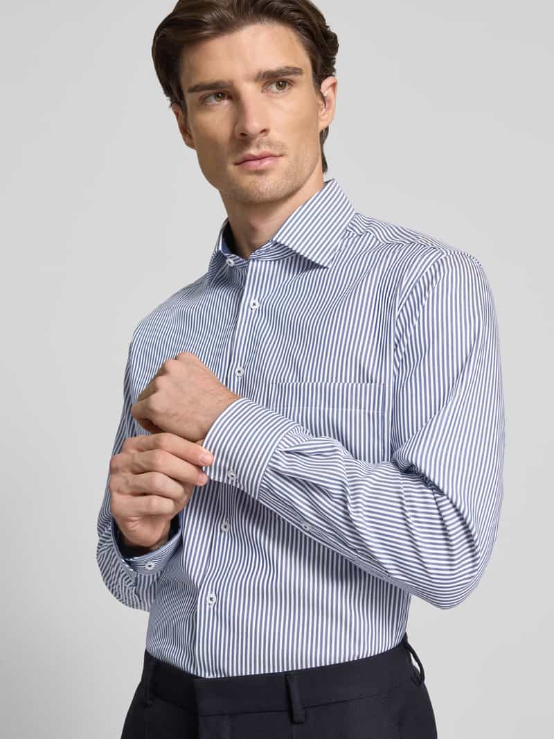 Eterna Comfort fit zakelijk overhemd met knoopsluiting