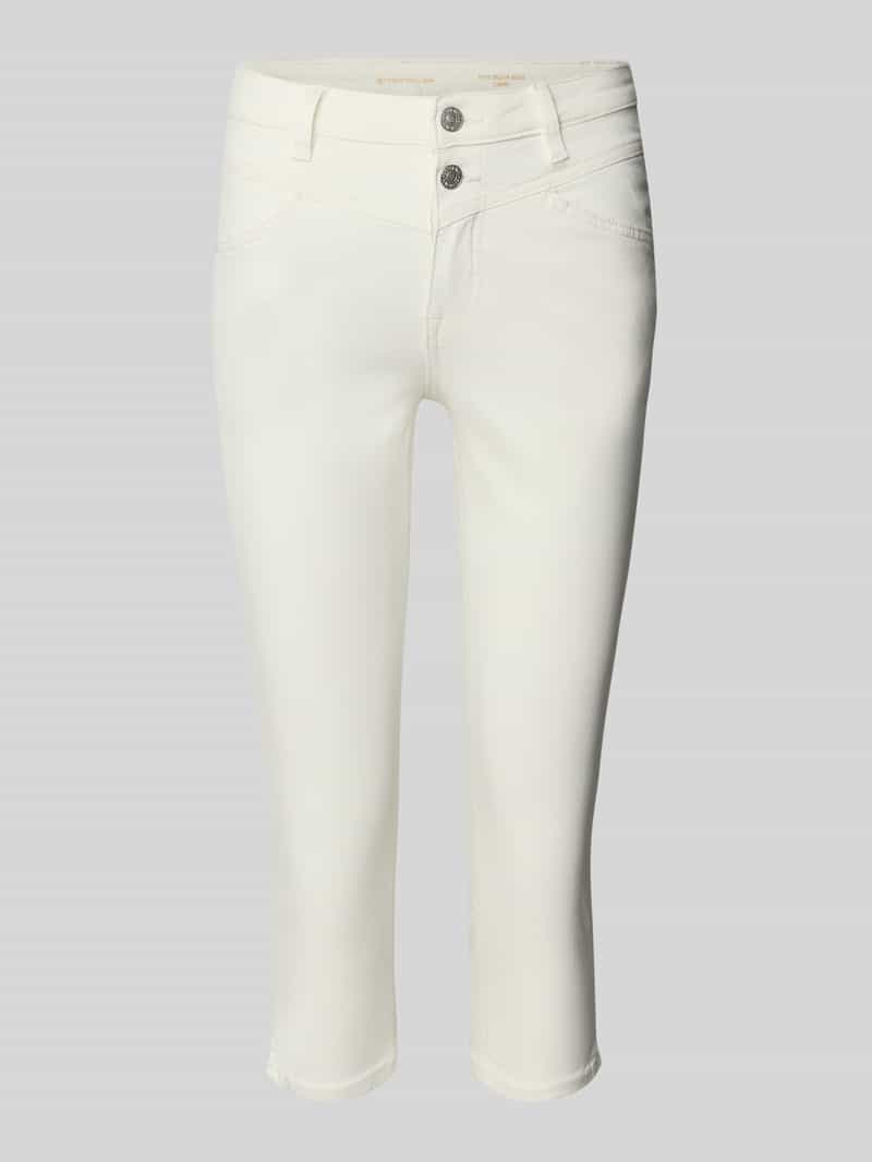 Tom Tailor Slim fit capribroek van katoenmix model 'KATE'