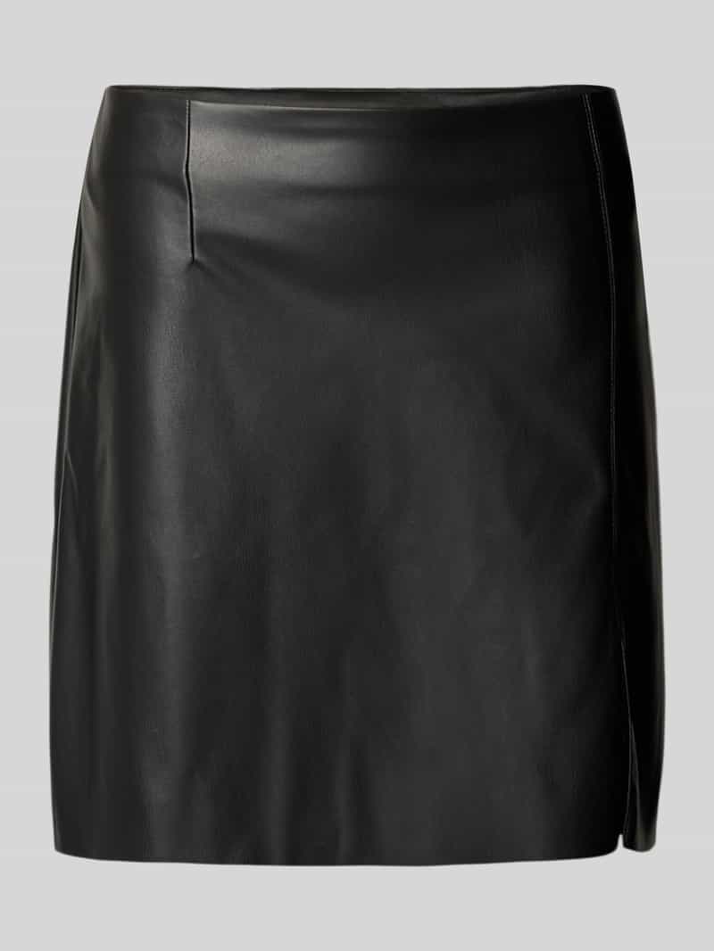 Vero Moda Imitatieleren rok VMNELLY HR SHORT PL SKIRT NOOS