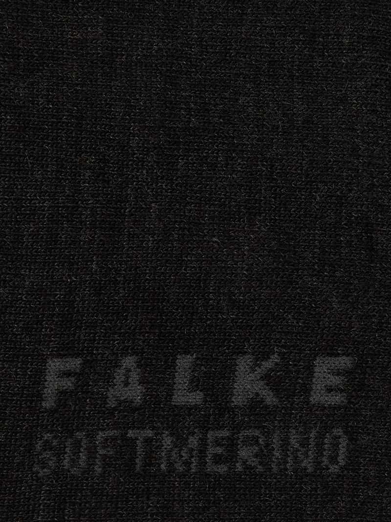 Falke Sokken met labelopschrift model 'SOFTMERINO'
