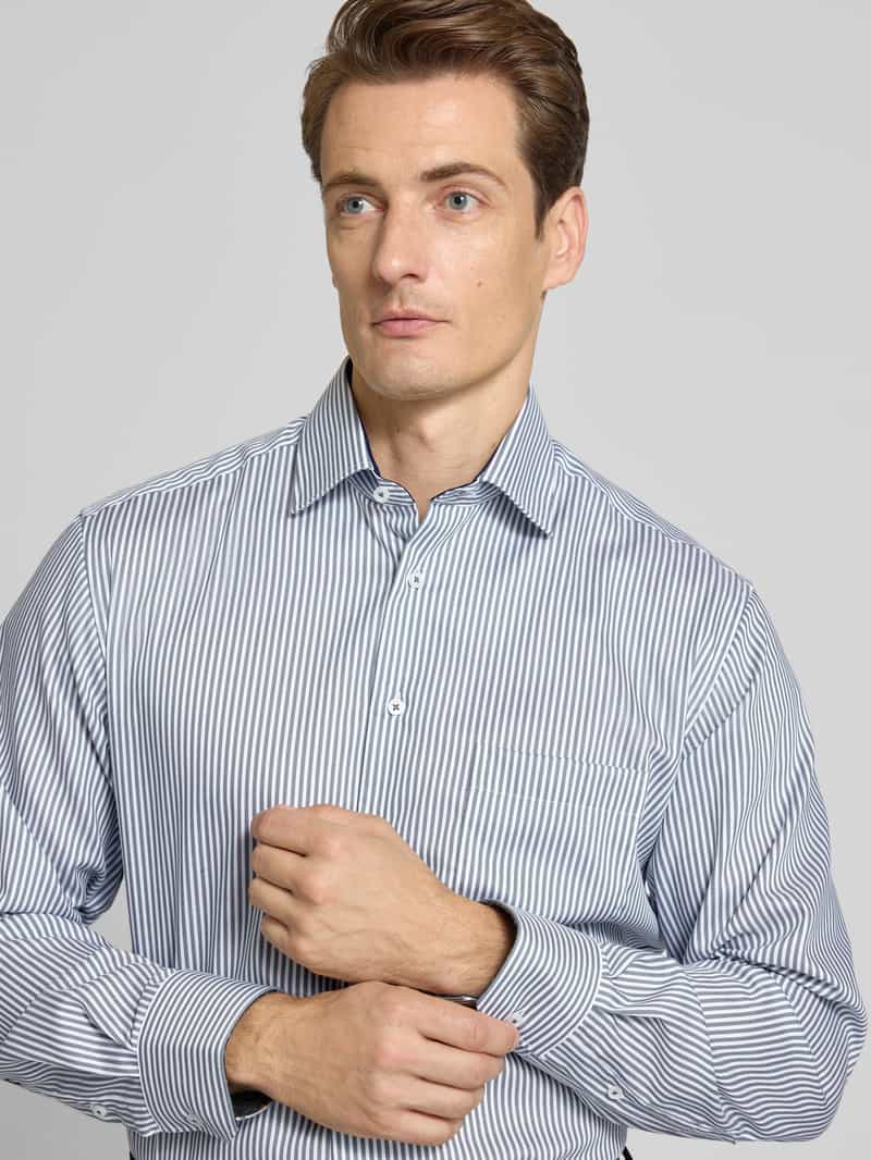 Eterna Comfort fit zakelijk overhemd met knoopsluiting