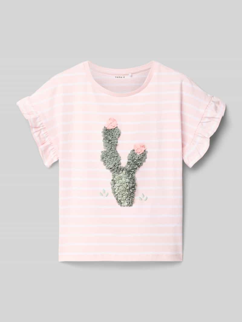 name it T-shirt met ronde hals model 'JADEY'