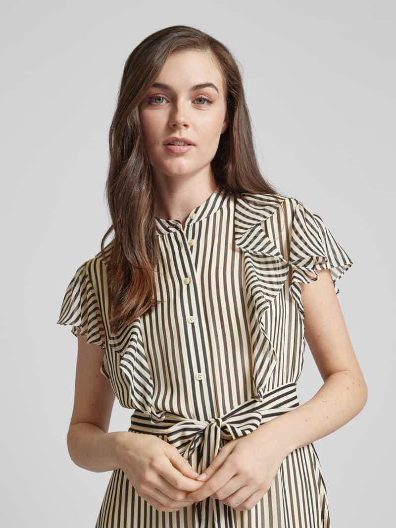 Lauren Ralph Lauren Midi-jurk met knoopsluiting model 'TAWRENNA'