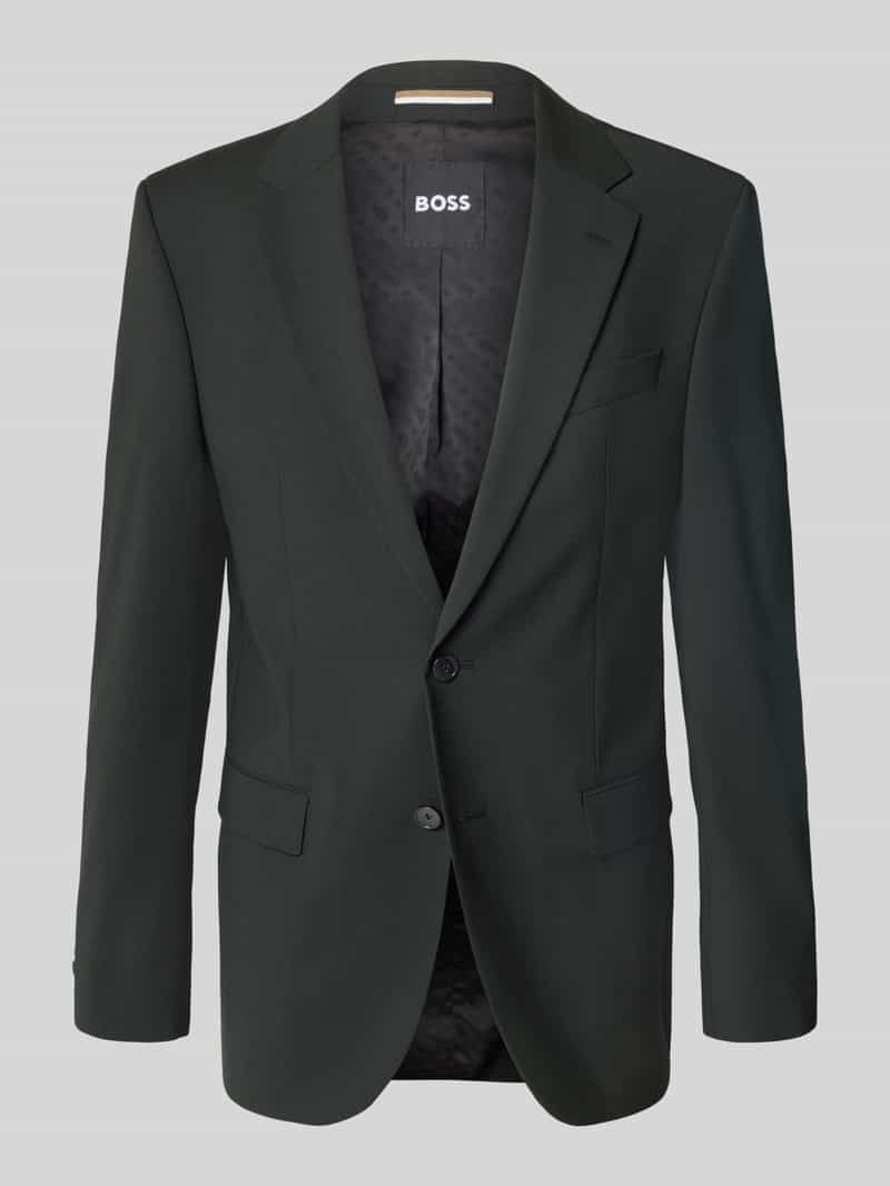 Boss Regular fit colbert van scheerwolmix