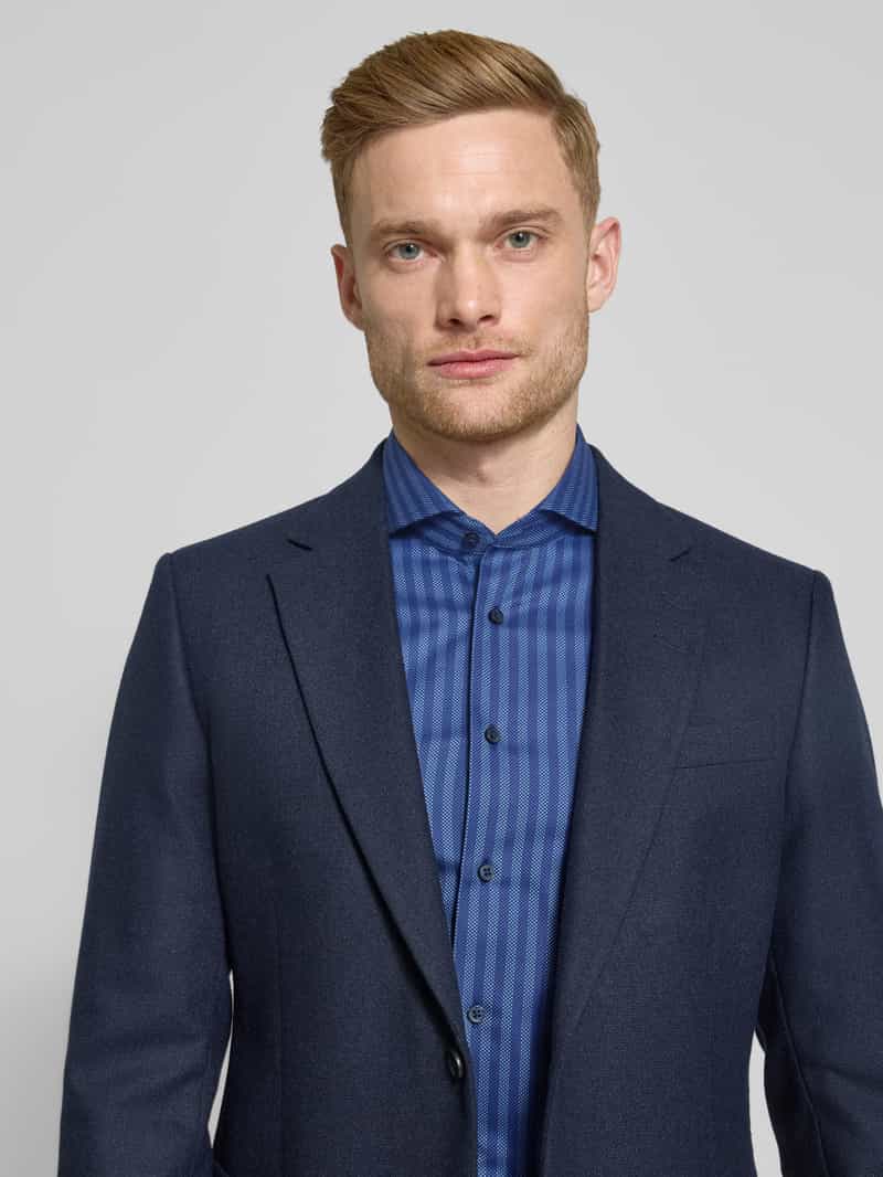 Eterna Regular fit zakelijk overhemd met haaikraag
