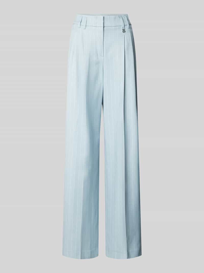 RAFFAELLO ROSSI Stoffen broek met bandplooien model 'MAYLA'