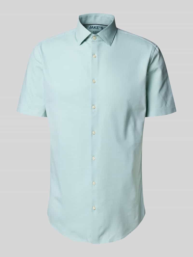Jake*s Slim fit zakelijk overhemd met knoopsluiting