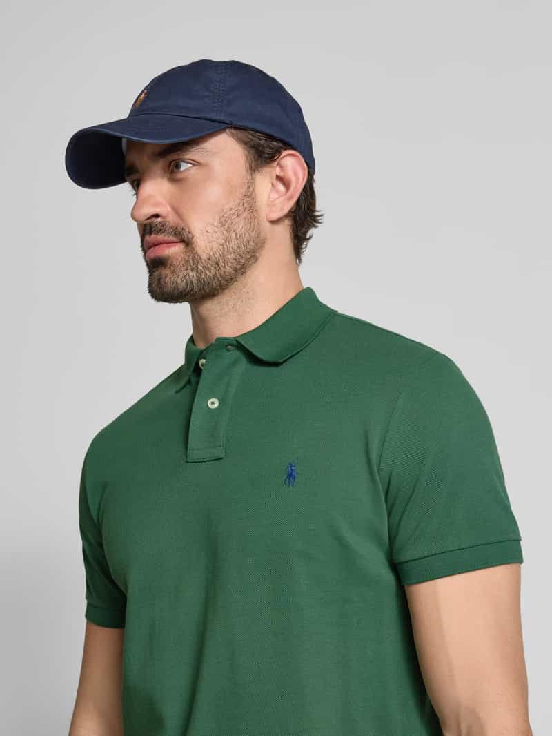 Polo Ralph Lauren Custom slim fit poloshirt met labelstitching