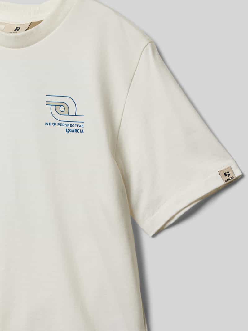 Garcia T-shirt met labelprint