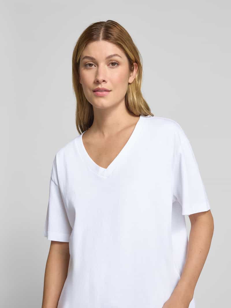 Tom Tailor Denim Boxy fit T-shirt van puur katoen