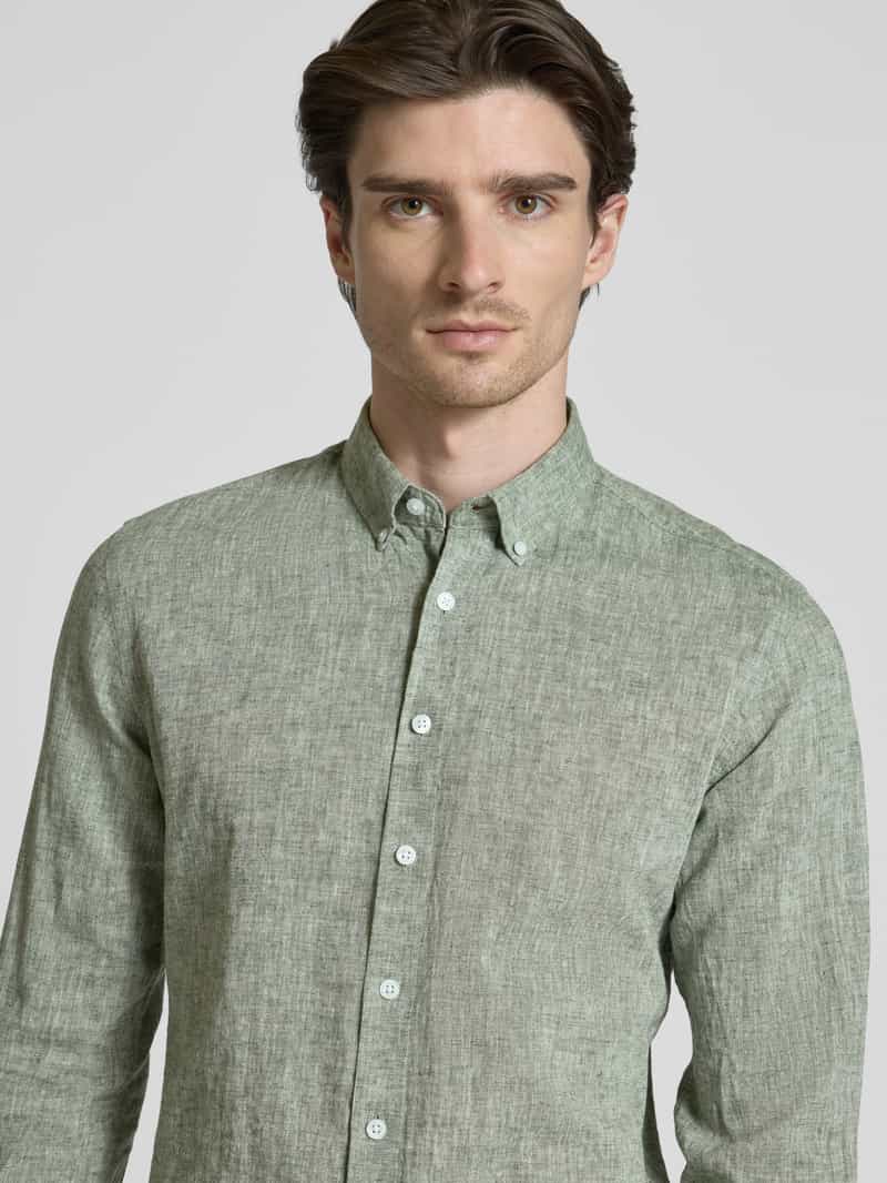 lindbergh Vrijetijdsoverhemd met knoopsluiting