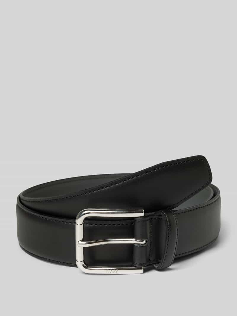 Boss Riem van echt runderleer model 'NAVYA'
