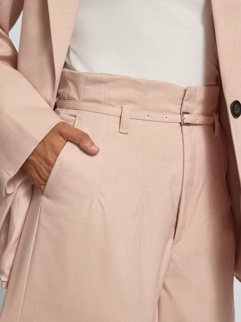 Gestuz Korte broek met stoffen riem model 'manu'