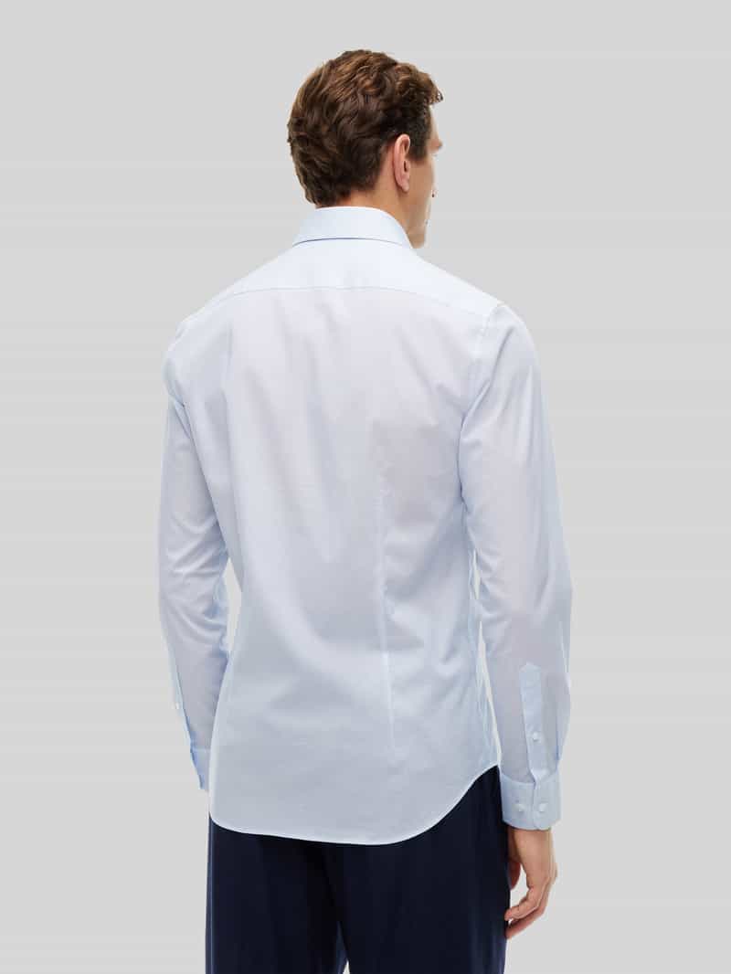 Tommy Hilfiger Slim fit zakelijk overhemd van katoenmix