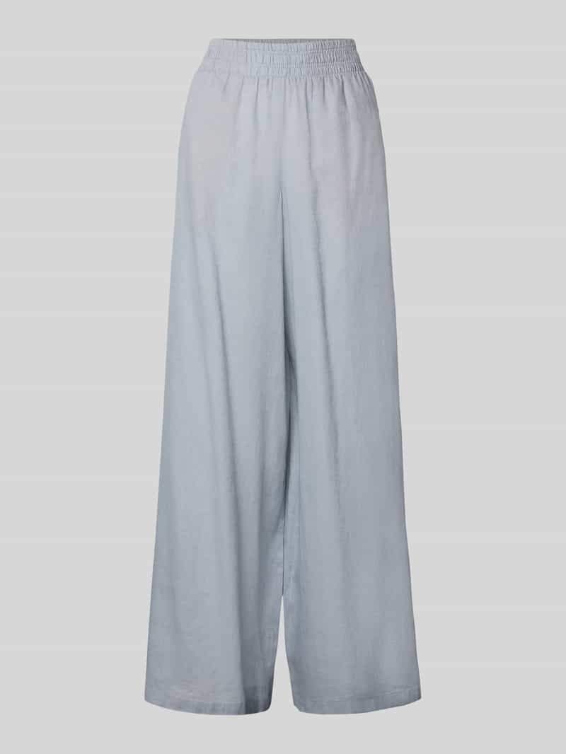 drykorn Loose fit linnen broek met elastische band