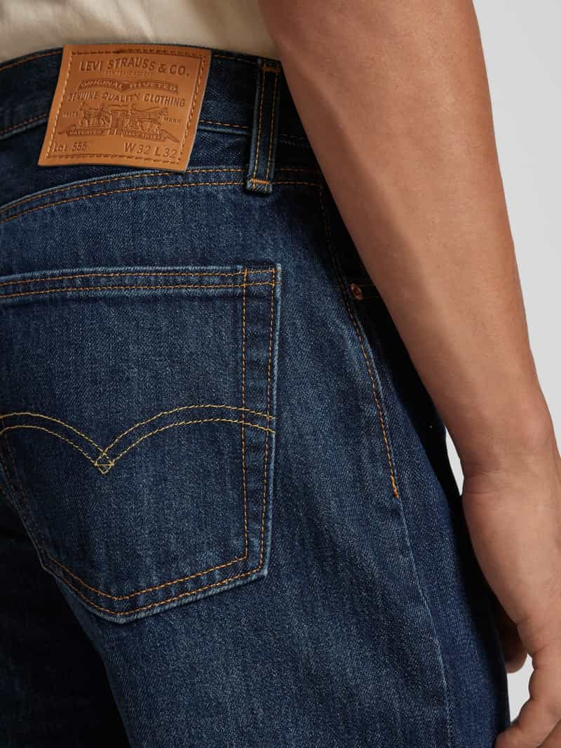 Levi's Relaxed straight fit jeans in 5-pocketmodel model '555'