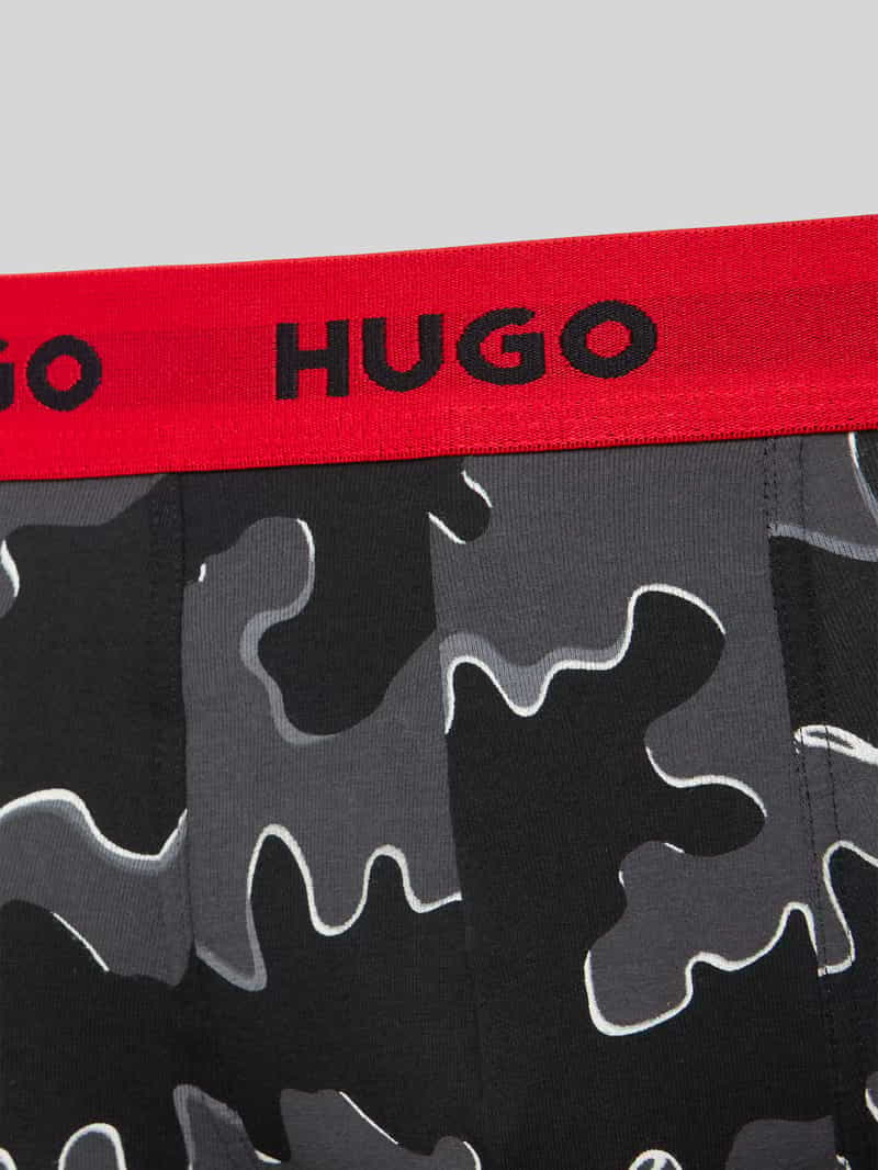 HUGO Boxershort met elastische band in een set van 3 stuks