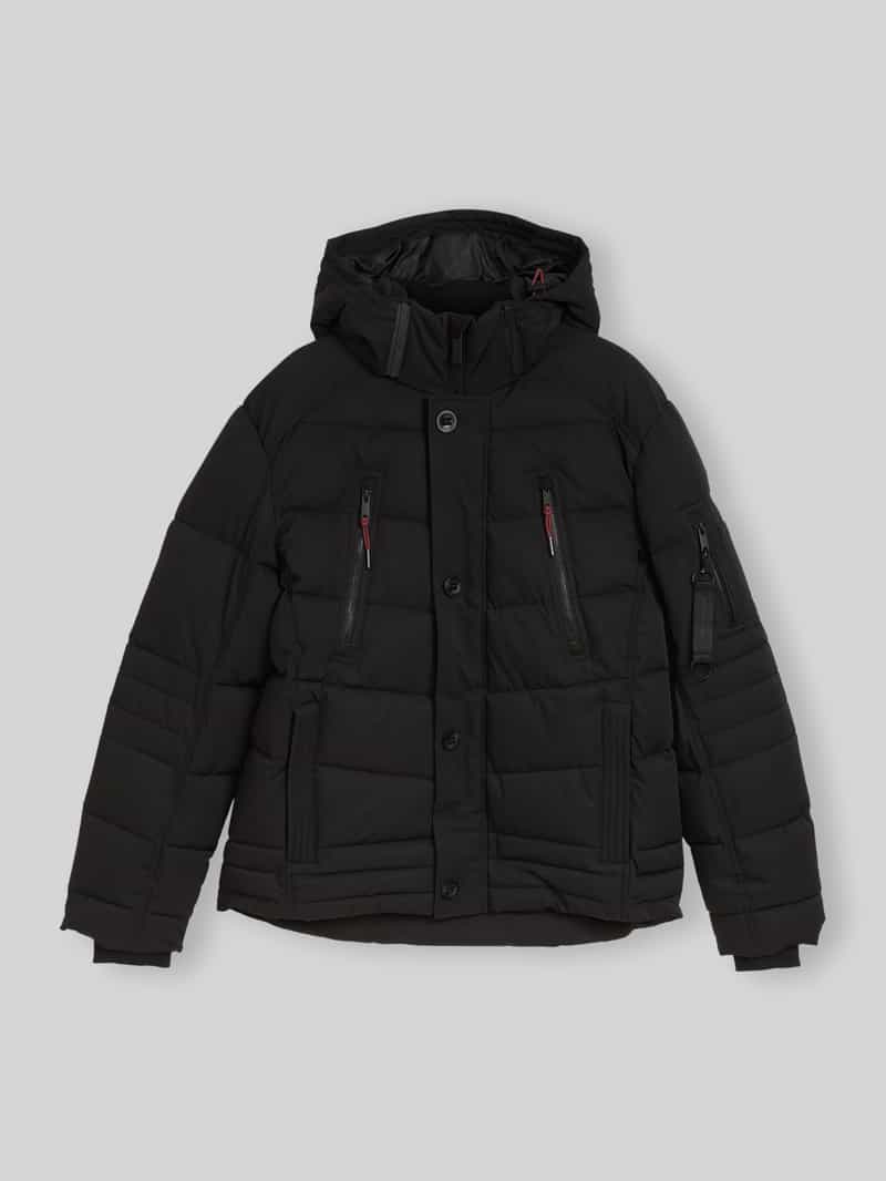 Tom Tailor - Pufferjas met afneembare capuchon - Maat M - Black