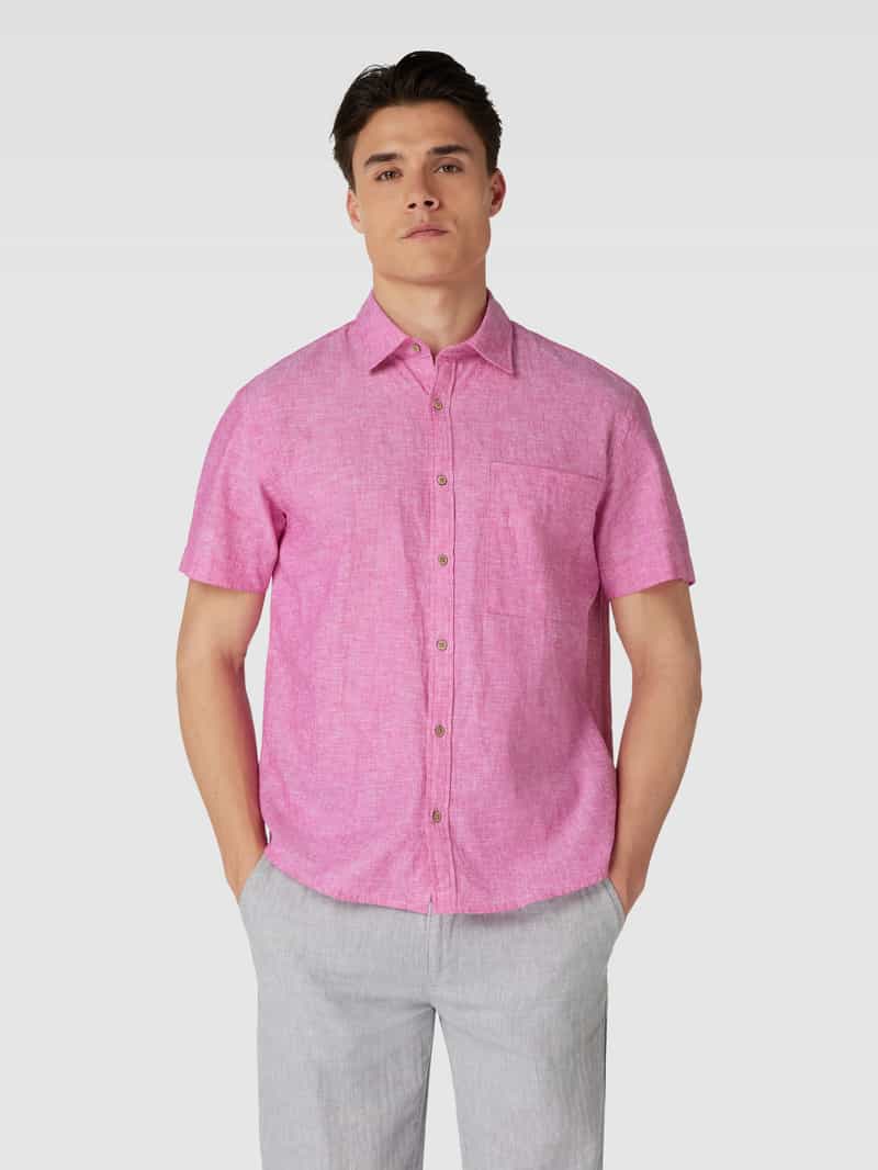 Regular fit vrijetijdsoverhemd van katoen met borstzak MCNEAL