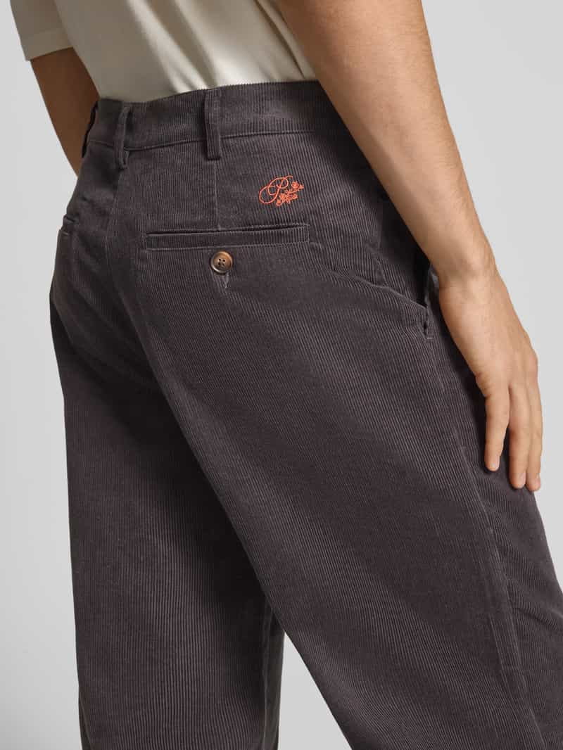 PROHIBITED Stoffen broek met achterzakken