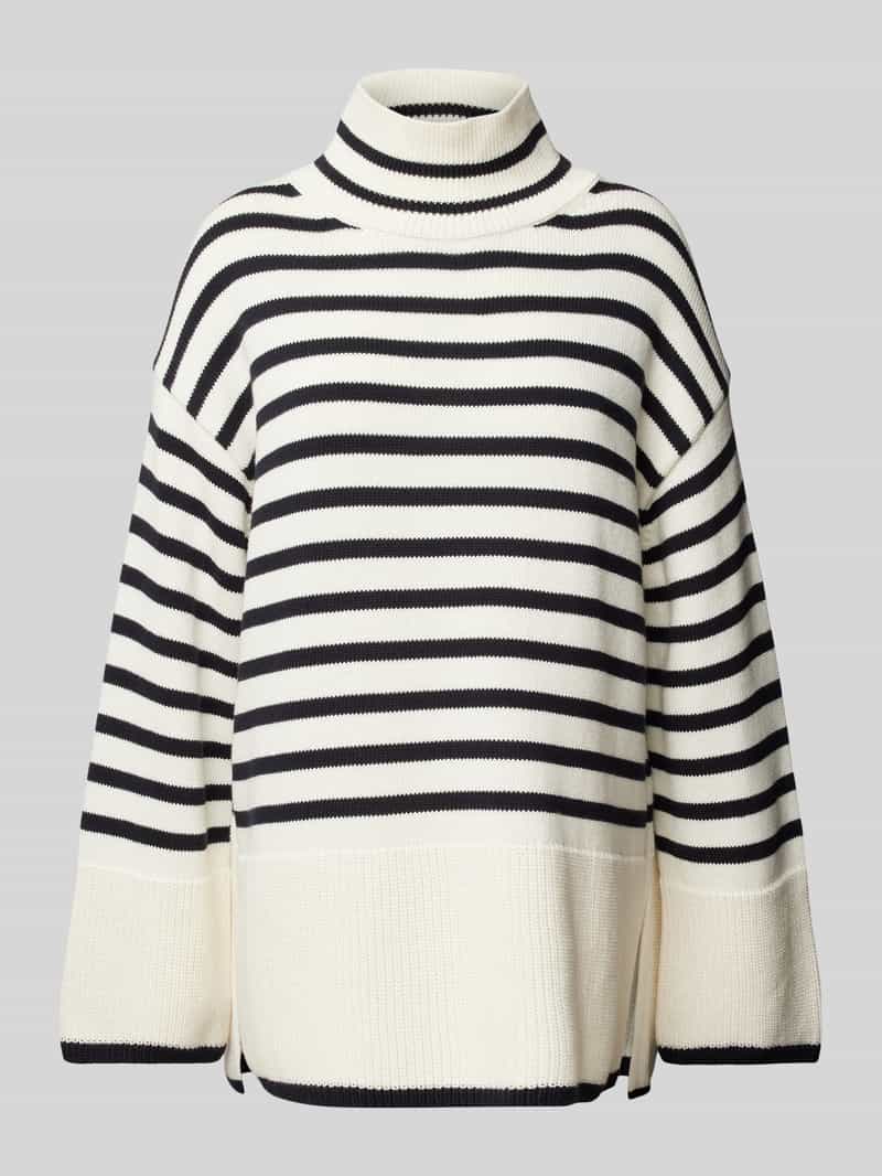 Marc O'Polo Oversized gebreide pullover van puur katoen in Bretonse stijl