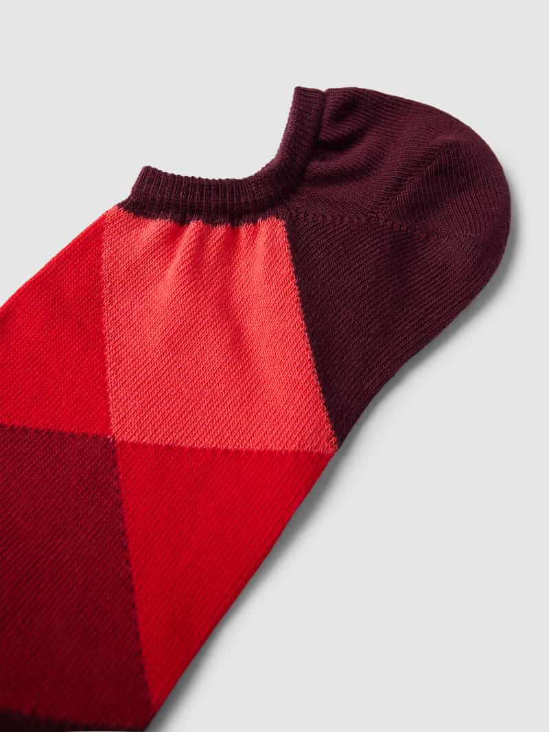 Burlington Sneakersokken met ruitmotief model 'Clyde'