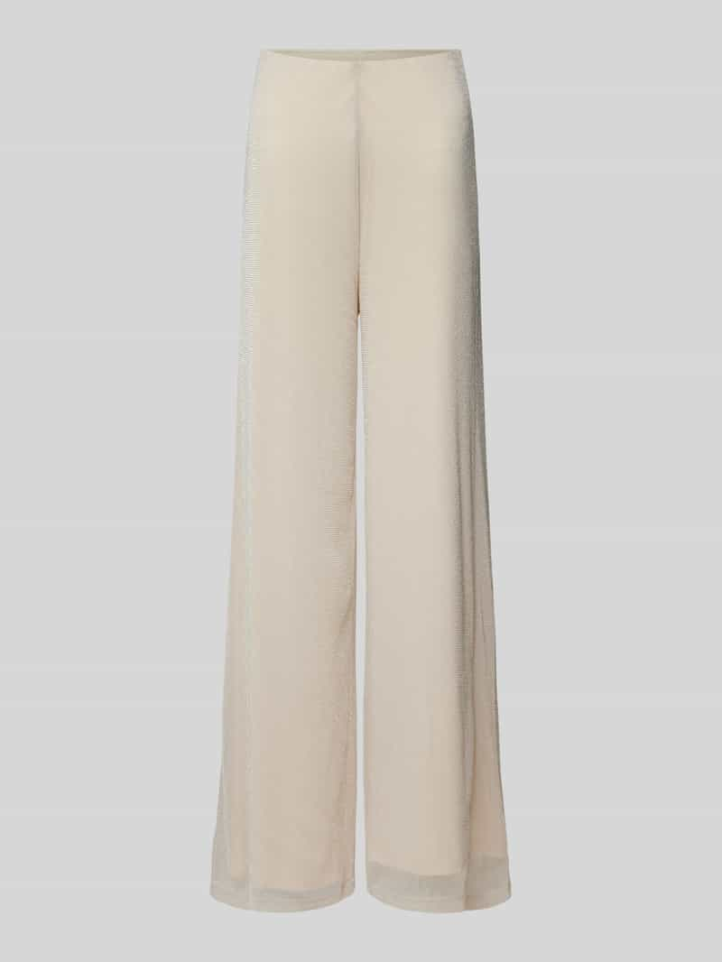 S.Oliver RED LABEL Wide leg stoffen broek met effectgaren