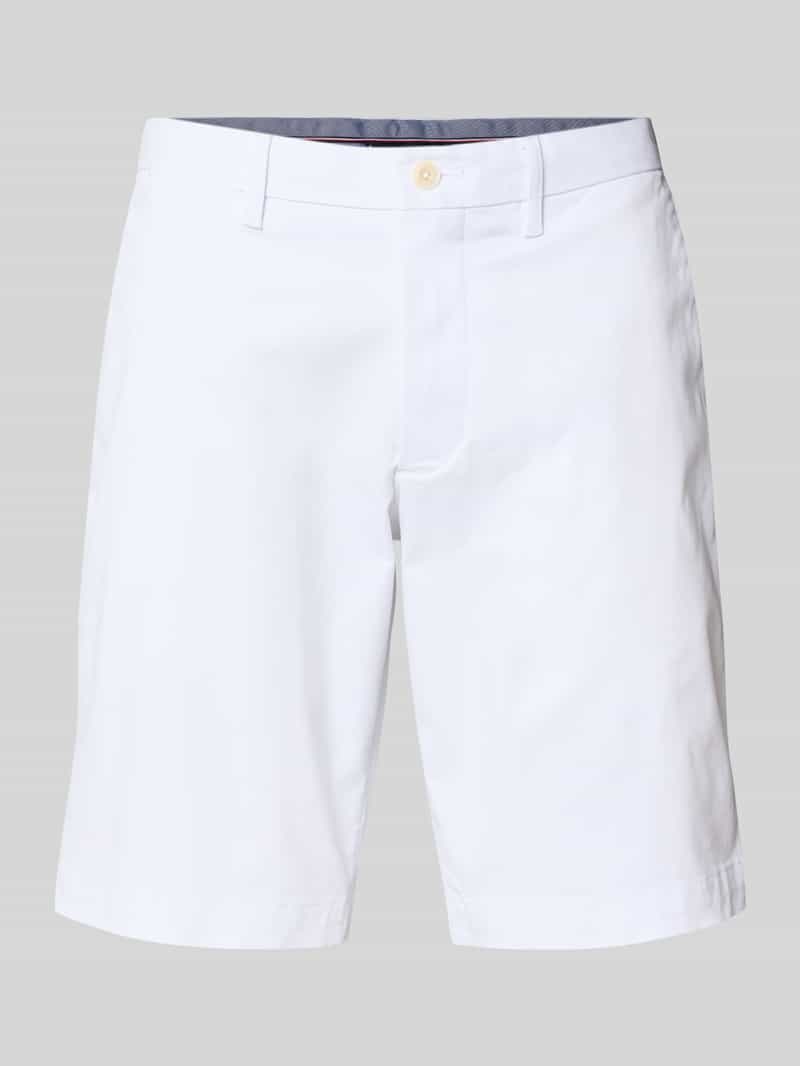 Tommy Hilfiger Slim fit korte chino van een mix van katoen en elastaan