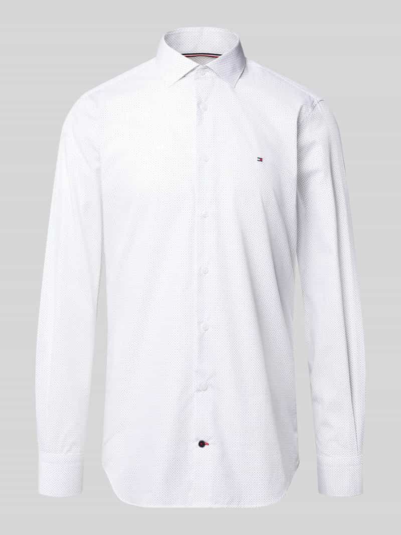 Tommy Hilfiger Tailored Slim fit zakelijk overhemd van puur katoen