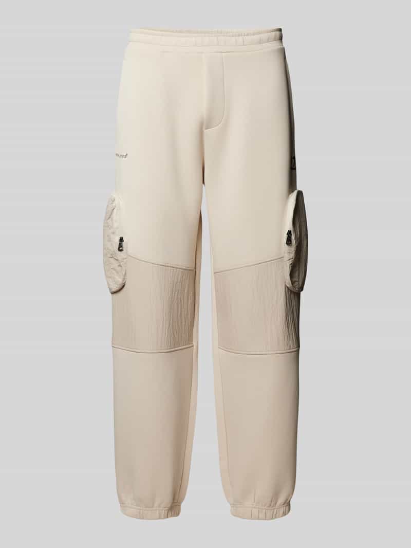 Loose fit sweatpants met cargozakken, model 'PANTALONI' EA7 Emporio Armani