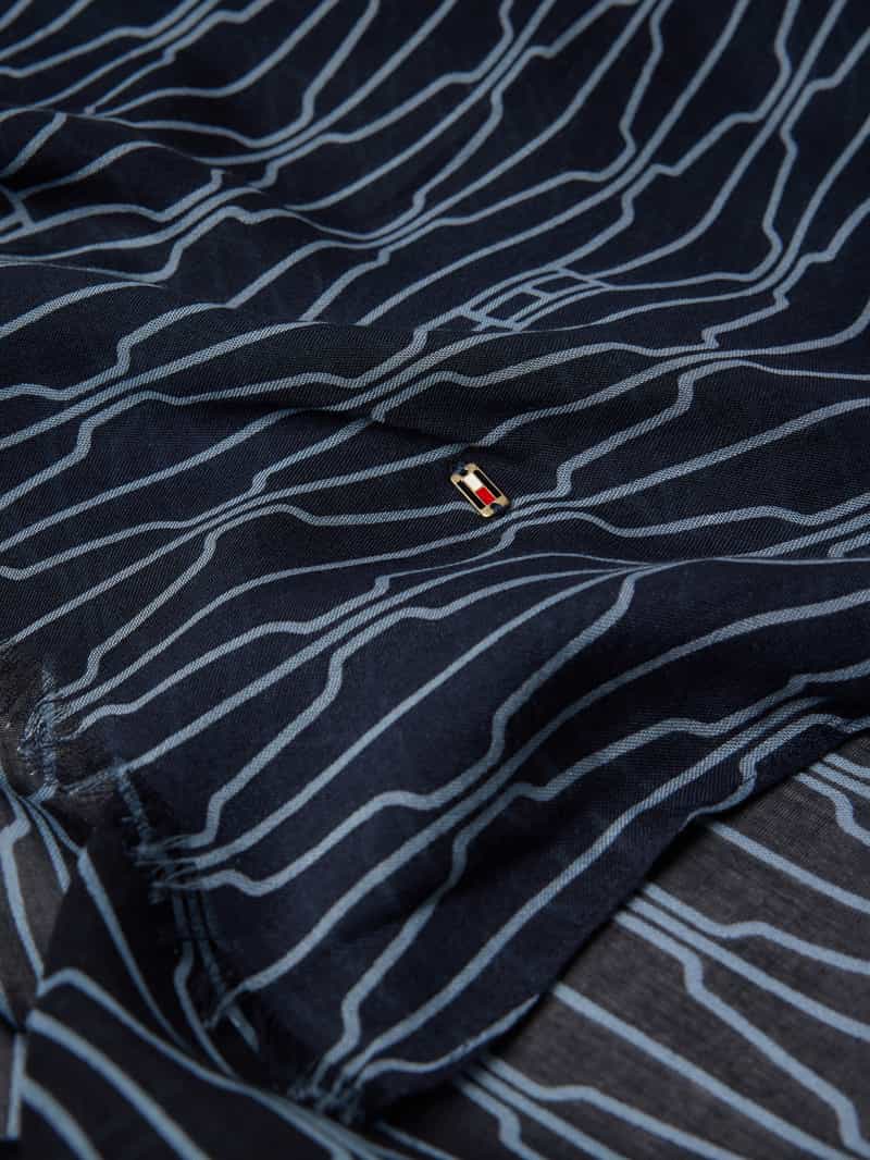 Tommy Hilfiger Sjaal met korte franjes