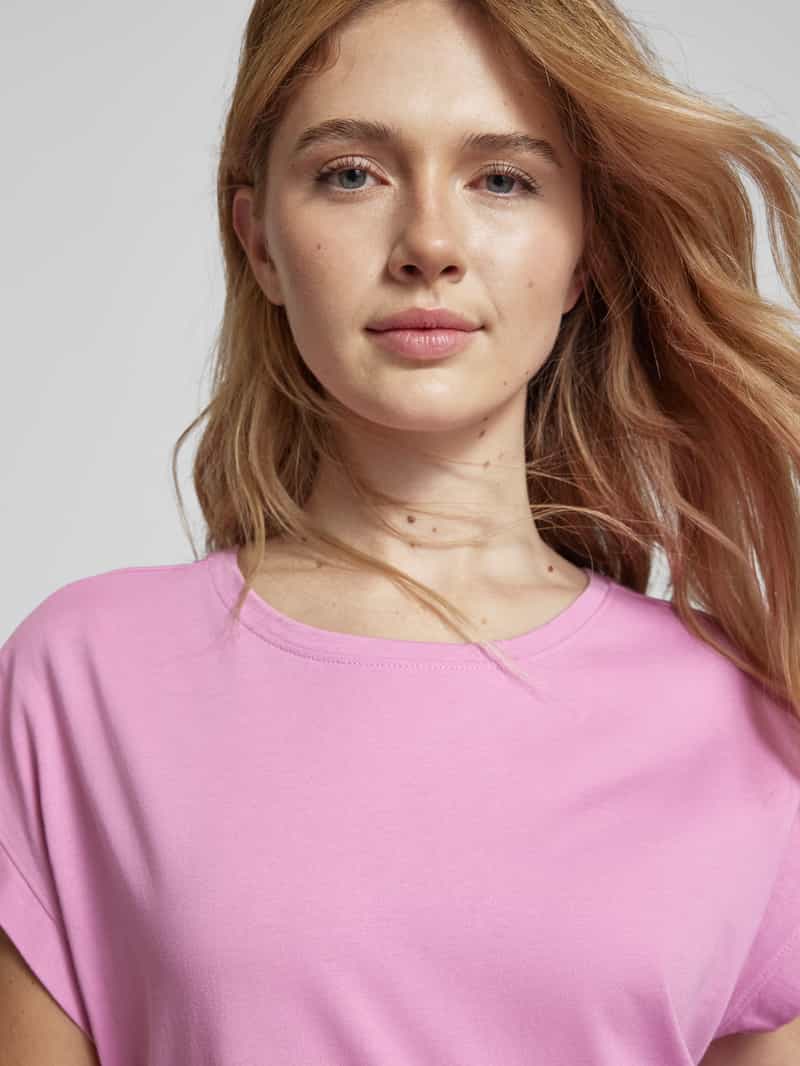 s.Oliver RED LABEL Midi-jurk met ronde hals