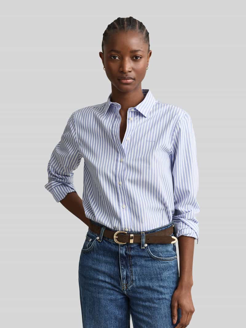 Gant Regular fit overhemdblouse met gestikt logo