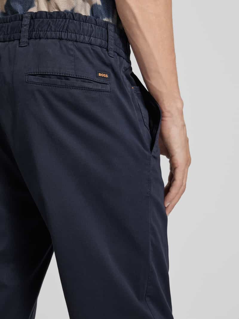 Boss Orange Tapered fit chino met elastische band