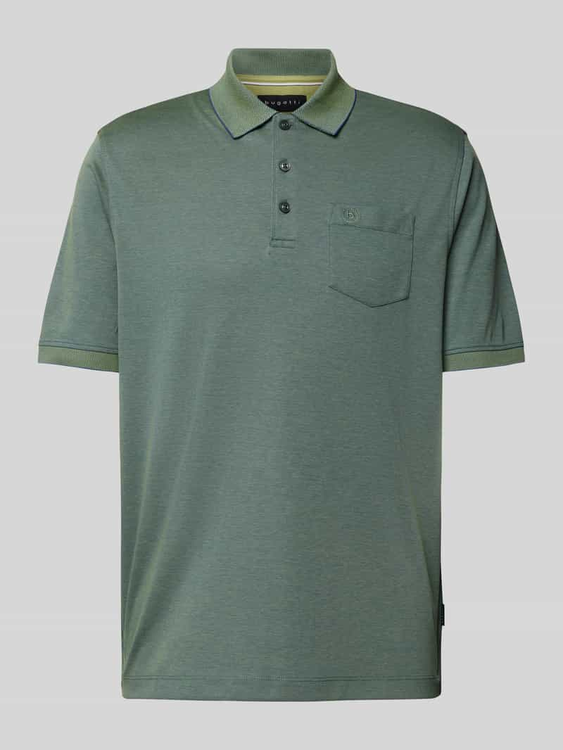 Bugatti Regular fit poloshirt met borstzak