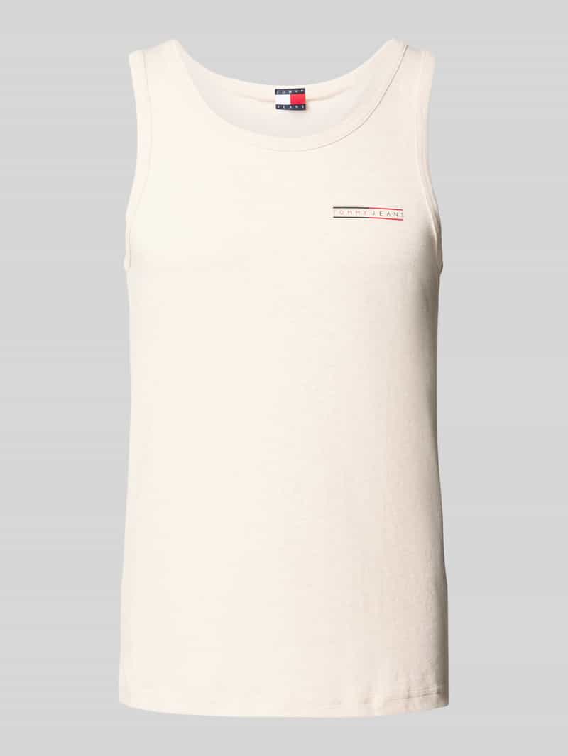 Tommy Jeans Slim fit tanktop van puur katoen