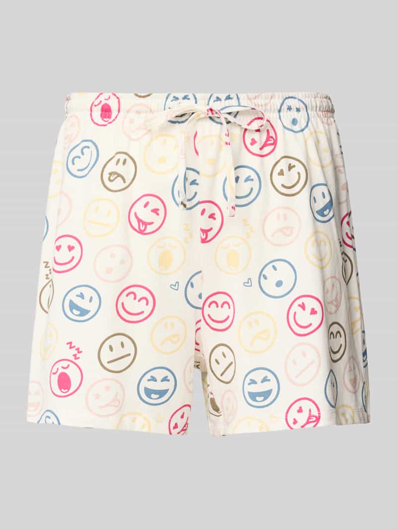 Jake*s Casual Pyjamabroek met elastische band en tunnelkoord