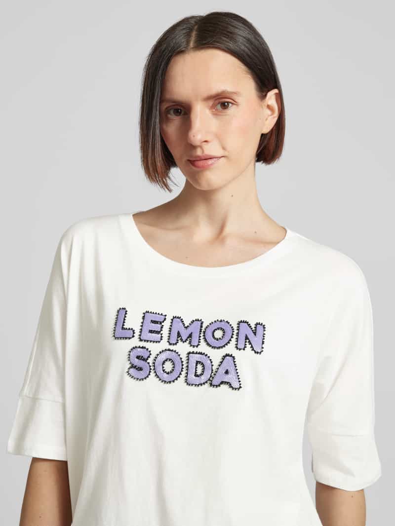 Lieblingsstück T-shirt met pailletten model 'Dacina'