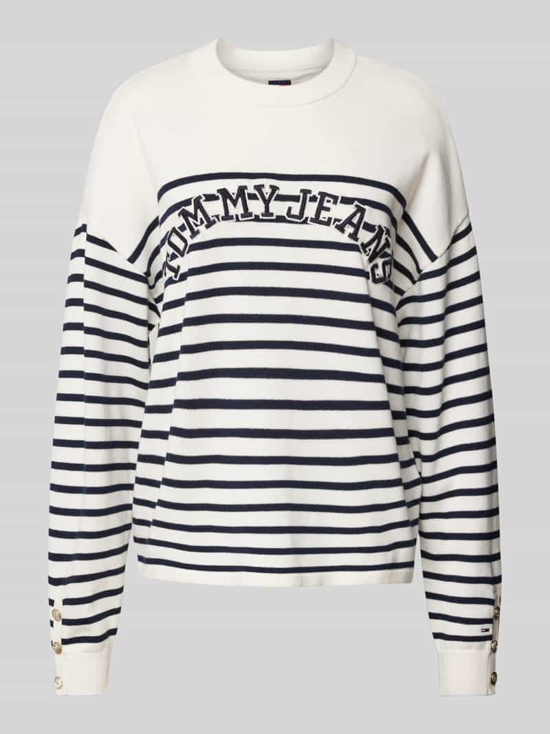 Tommy Jeans Gebreide pullover van puur katoen