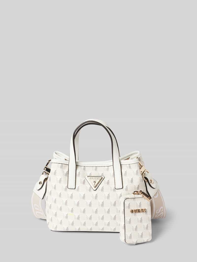 Guess Handtas met labelapplicatie model 'WAVE'