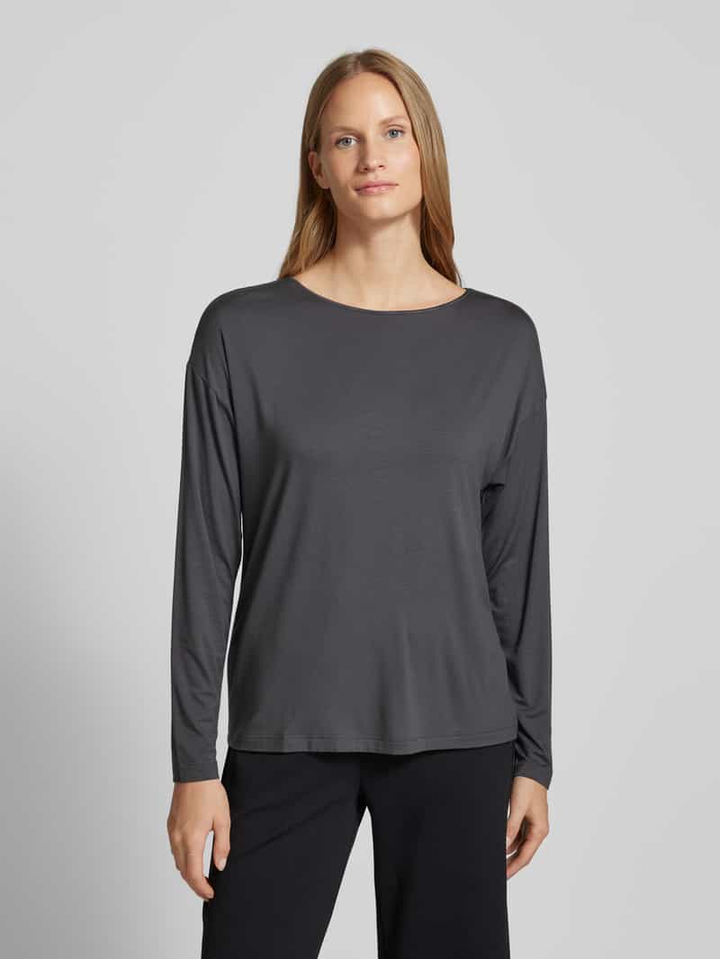 Mey Oversized shirt met lange mouwen en ronde hals grijs, foto 4