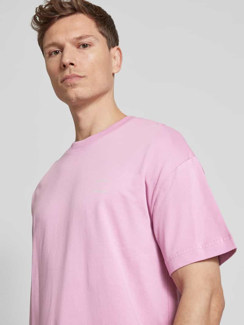 Samsøe T-shirt met labelprint model 'JOEL'