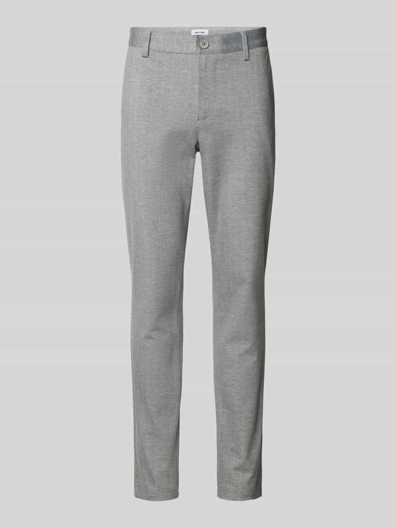 Only & Sons Slim fit broek met streepmotief model 'MARK'