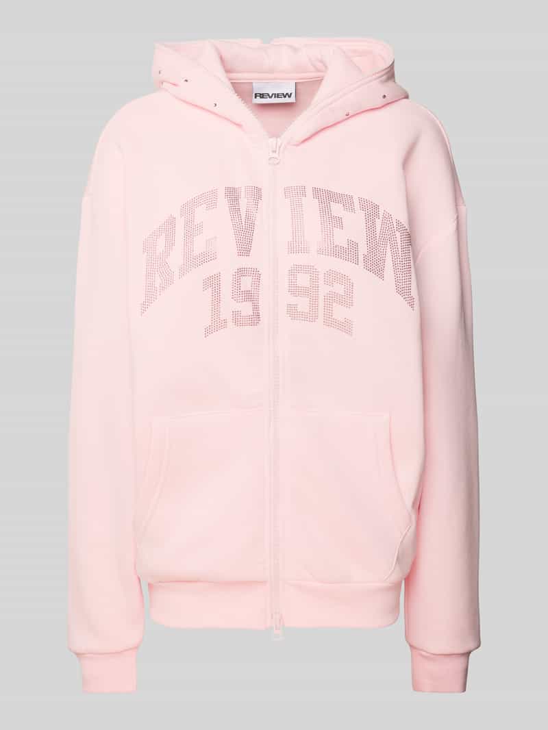 Review Sweatjack met strass-steentjes