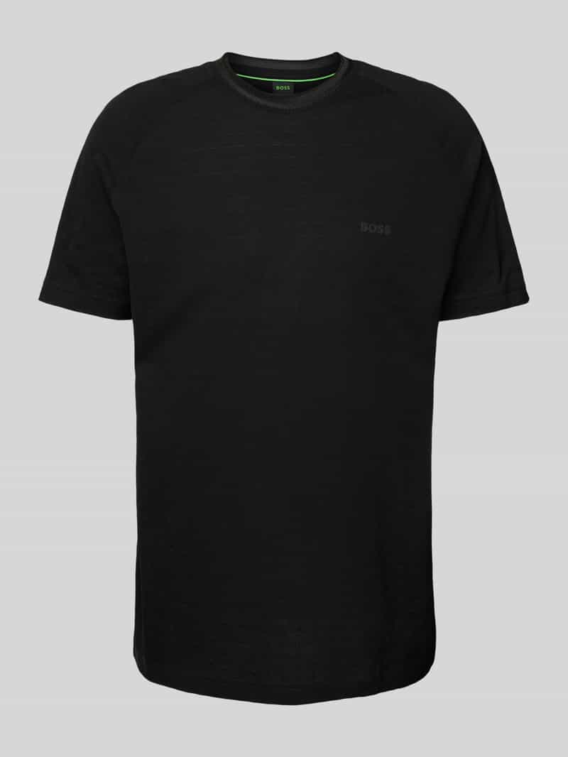 BOSS Green T-shirt met labelprint
