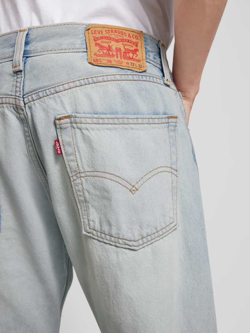 Levi's Relaxed straight fit jeans in 5-pocketmodel model '555'
