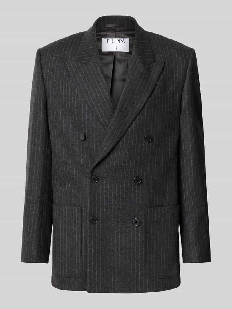 Filippa K Regular fit colbert van wol met schoudervullingen