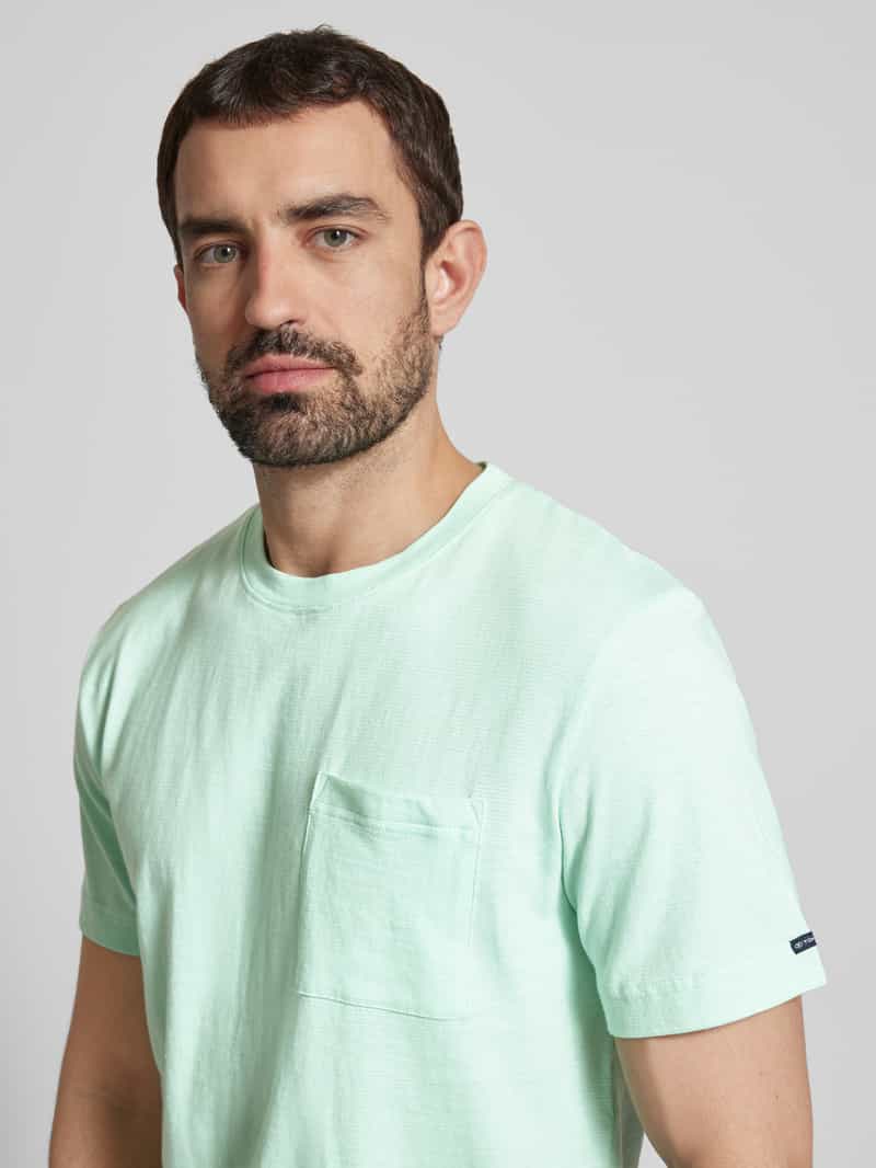 Tom Tailor Regular fit T-shirt van katoenmix