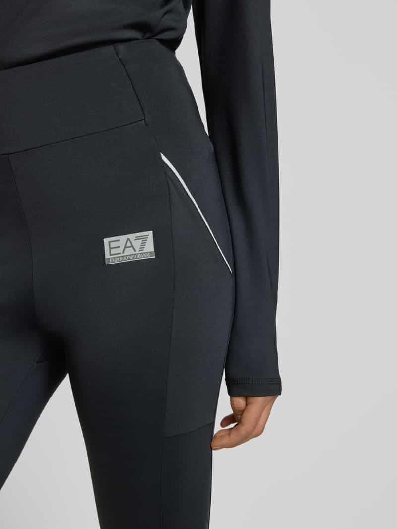 EA7 Emporio Armani Legging met logo en elastische band